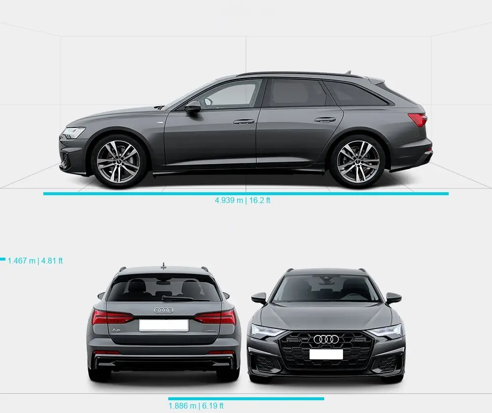 Розміри автомобіля Audi A6