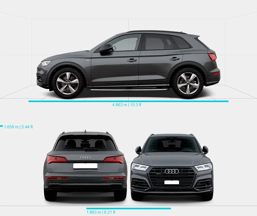 Розміри автомобіля Audi Q5