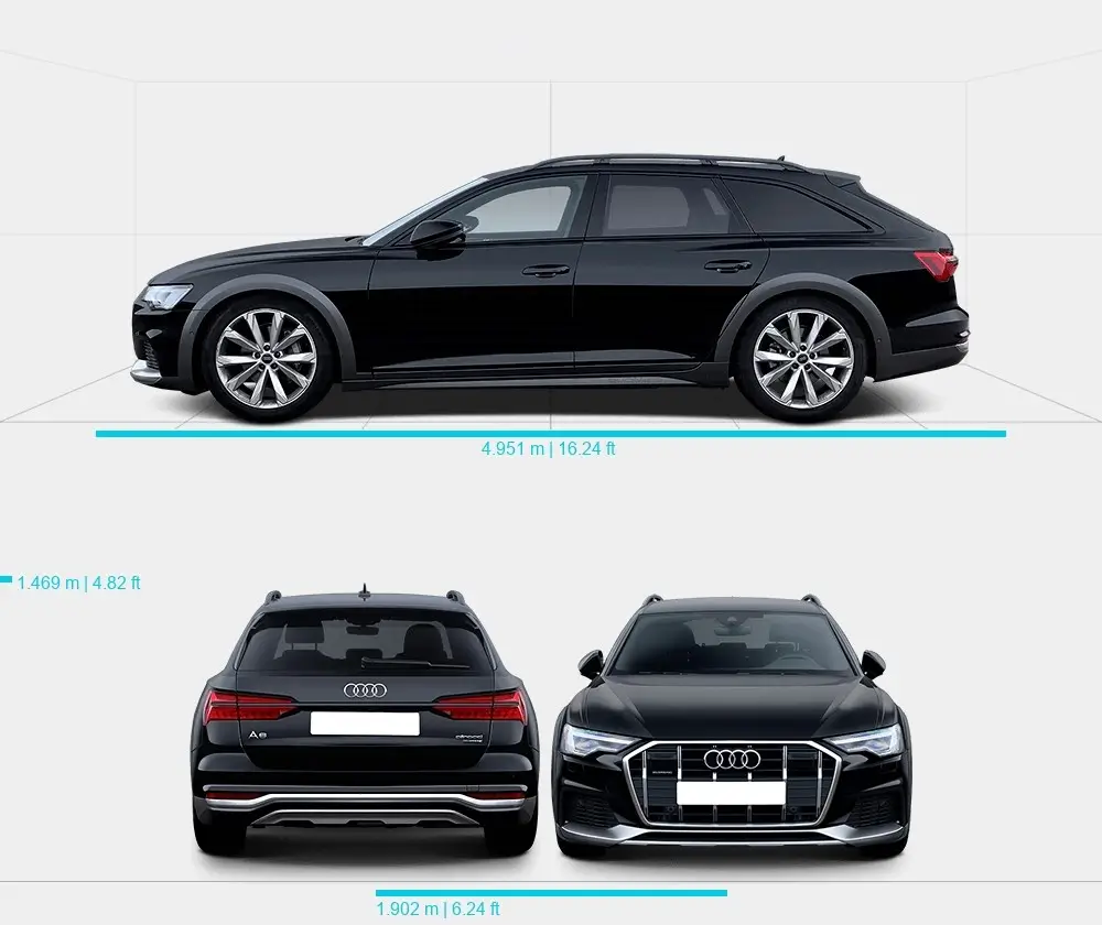 Розміри автомобіля Audi A6 allroad