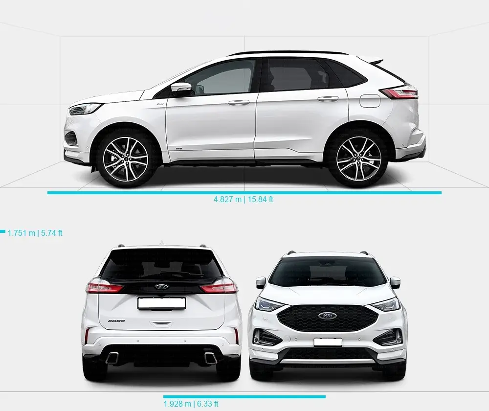 Розміри автомобіля Ford Edge