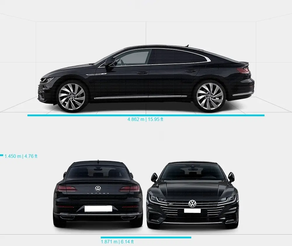 Розміри автомобіля Volkswagen Arteon